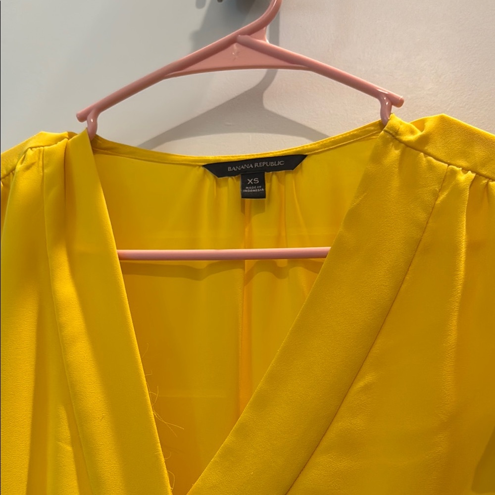 Banana Republic Vibrant Yellow Top